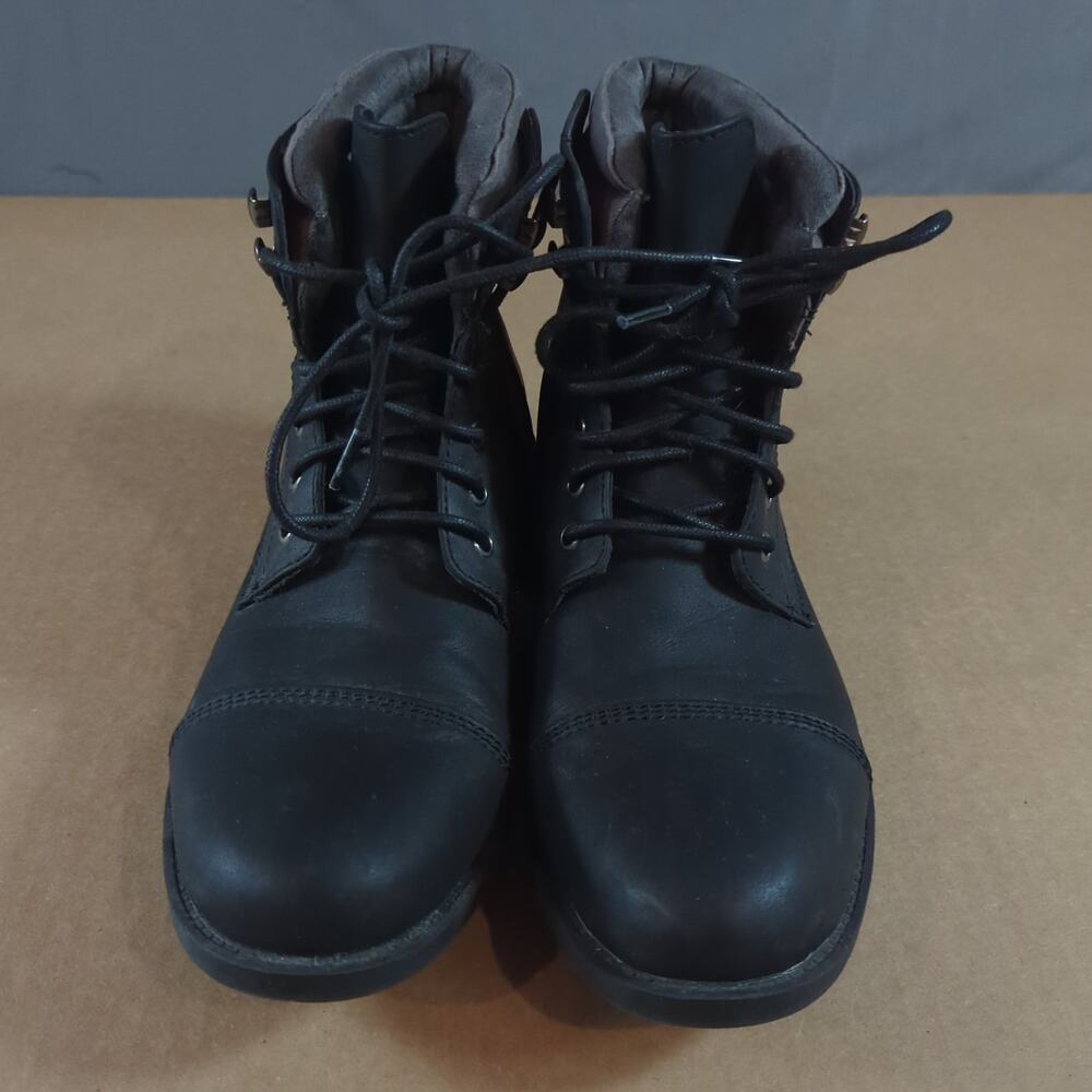 Goodfellow Men’s Black Combat Boots Lug Sole Lace Up Utility Size 8.5